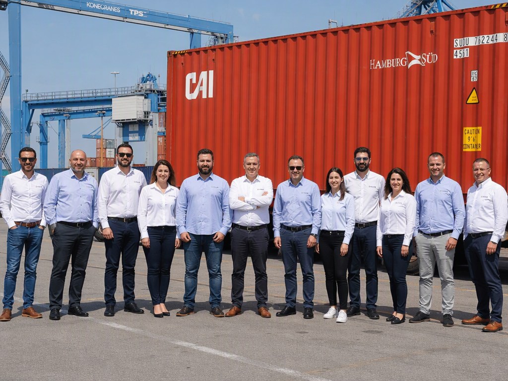 Our team at the export yard